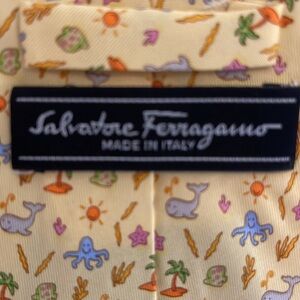 Salvatore Ferragamo silk tie